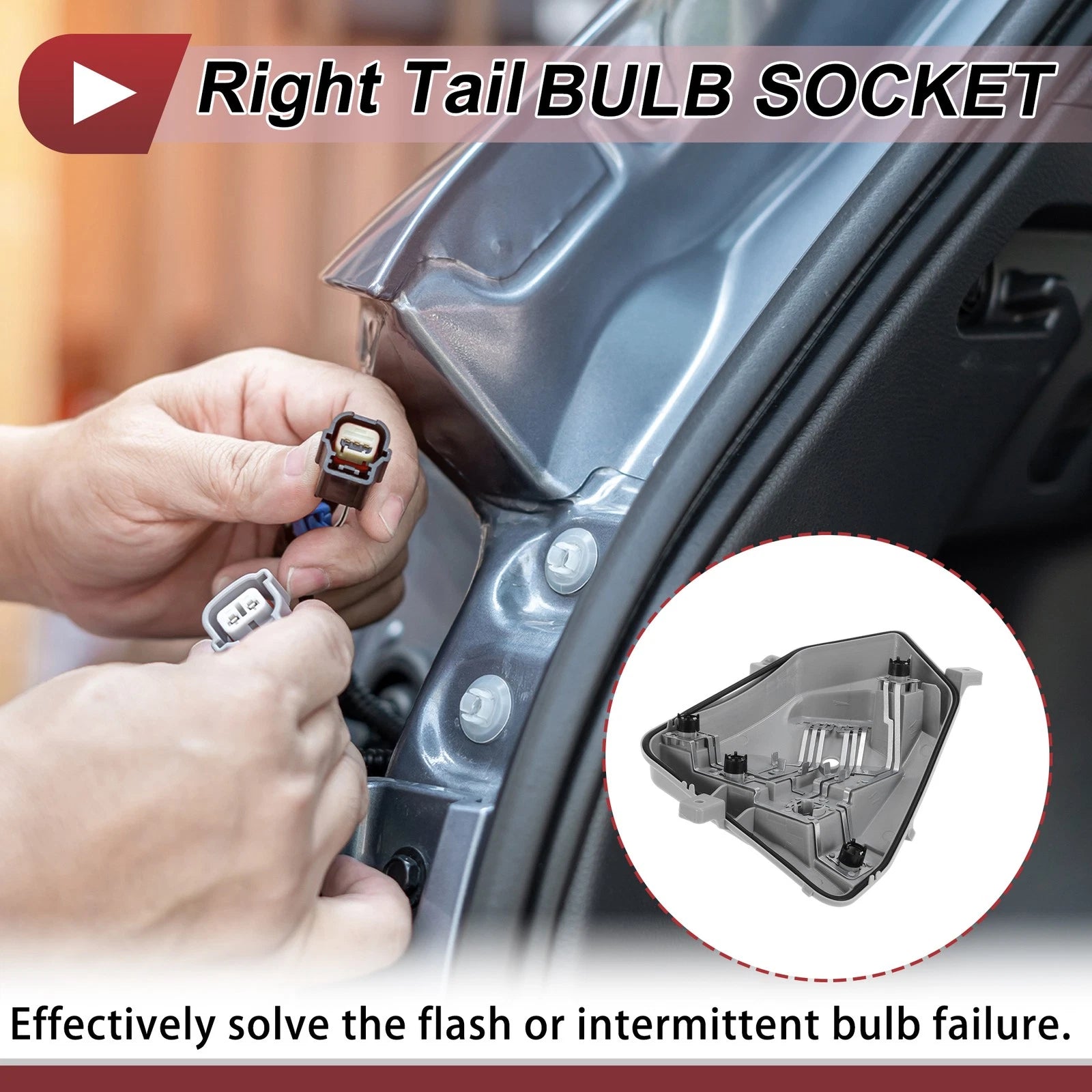 Right Tail Light Socket Replacement for Mercedes-Benz A-Class W176 (2012–2016)