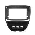 Front Radio Panel Frame for Toyota Aygo (2005–2014) 10 Inch ABS Black