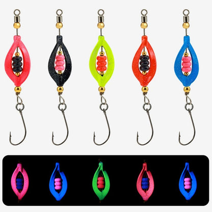 5pc Spinner Lures for Stream Fishing