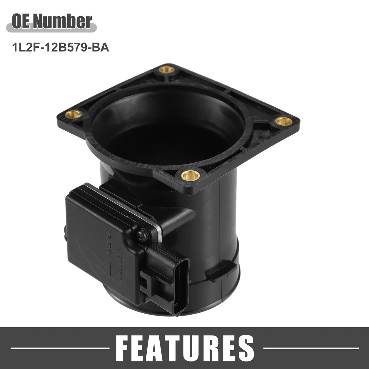 MAF Mass Air Flow Sensor Assembly No. 1L2F-12B579-BA for Ford F-150 (2004–2007)