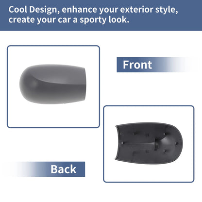 Right Driver Side Mirror Cover Cap for Fiat Punto (1999–2010) Gray