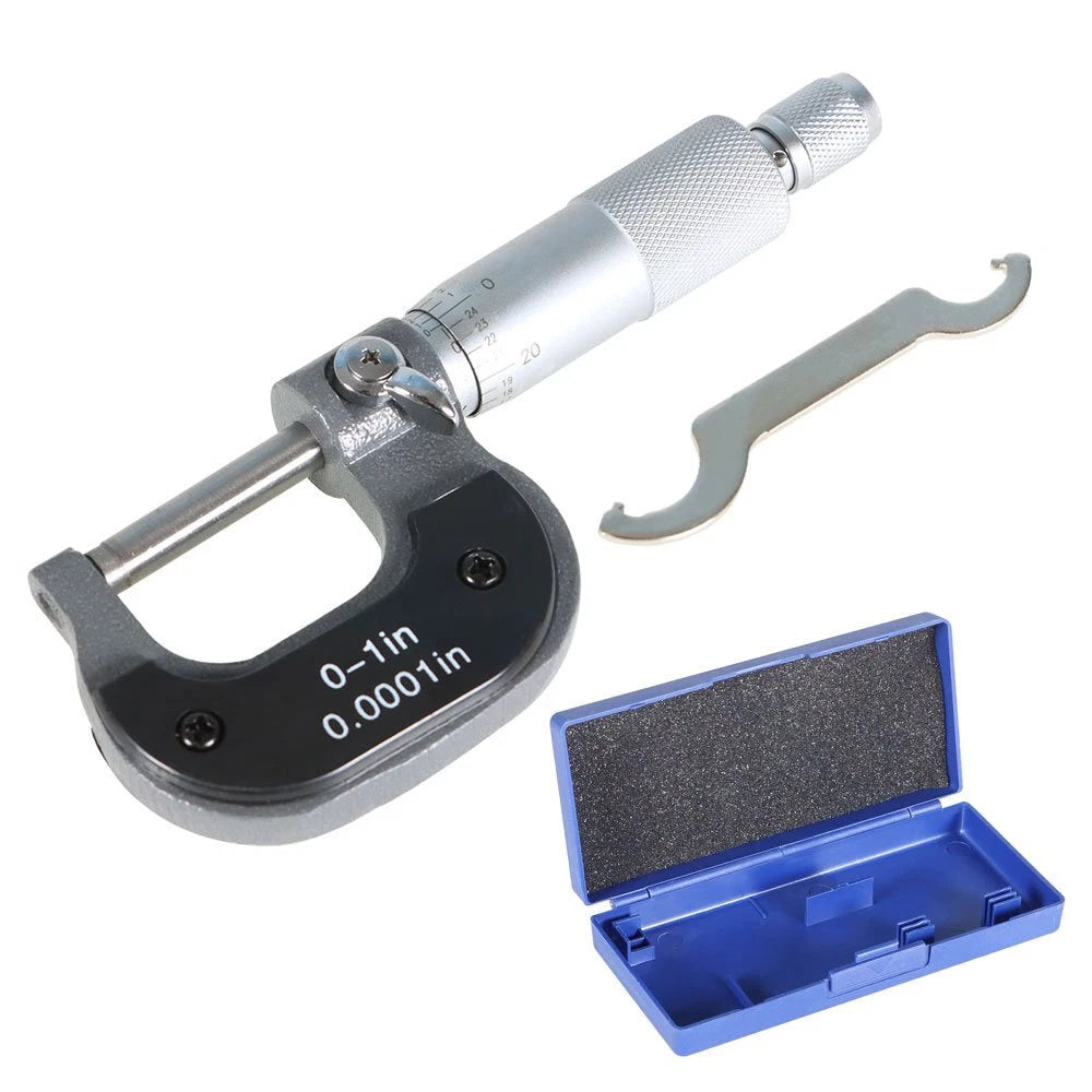 Precision Outside Micrometer 0-1" 0.0001" Carbide Tipped for Automotive Use