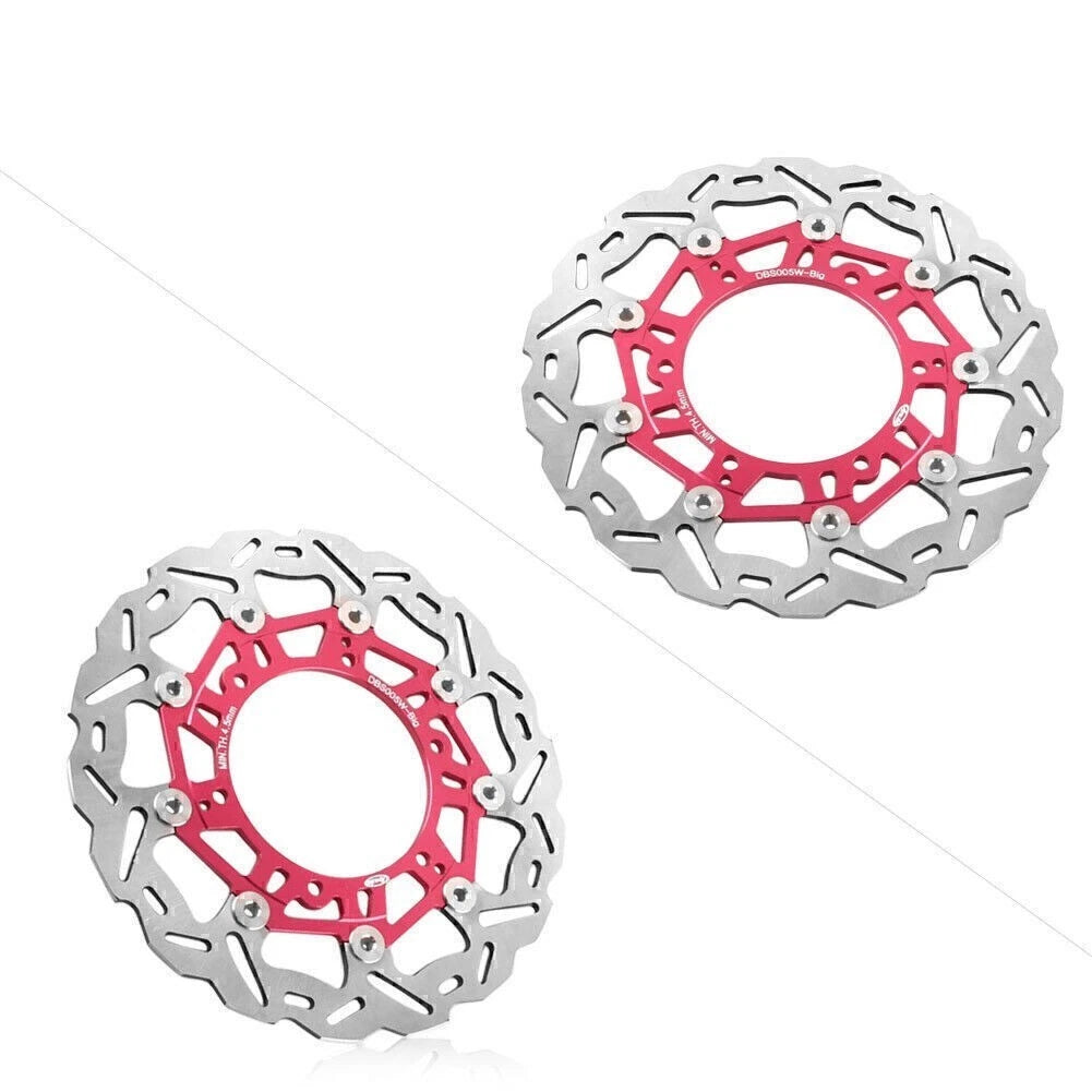 Front Brake Disc Red for Yamaha YP Majesty DX 250 (1998–1999)