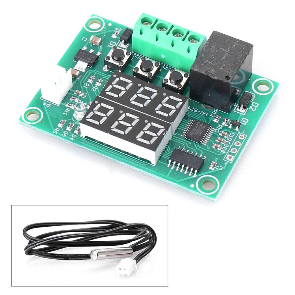 Digital Dual LED Timing Delay Timer Relay Module DC12V for Automotive