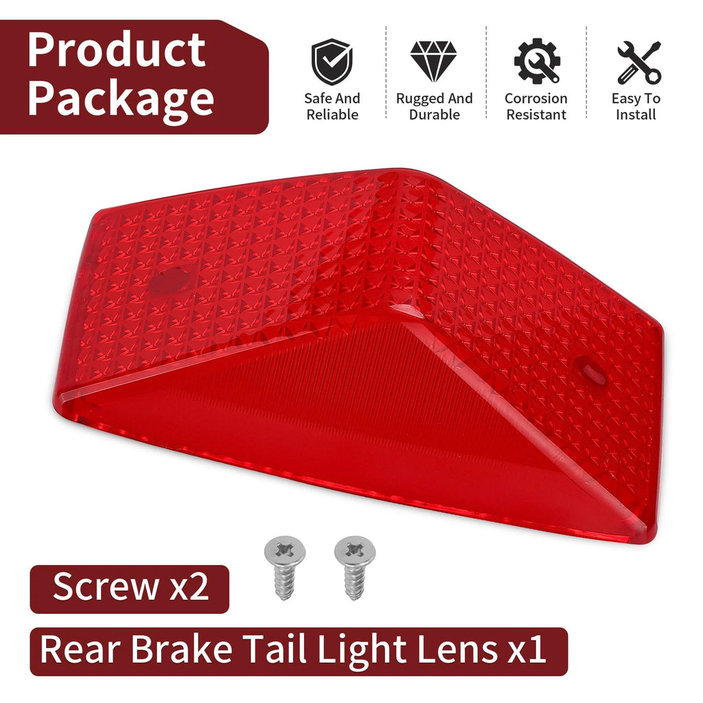 Rear Brake Tail Light Lens with Screw for Honda XR250R XR600R (1986–2000)