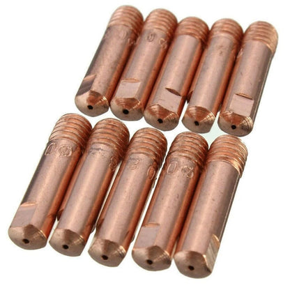 Pack of 10 Copper Alloy 0.6mm Gas Nozzles for MIG Torch