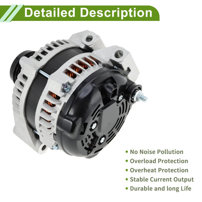 Alternator 160A 12V for Chrysler 200 (2011–2014) No. 04801624AD