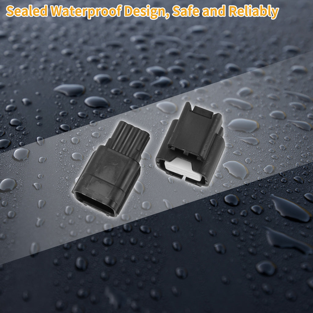 Headlight Connector Plug 8 Pin Replacement for Honda Front Wiring (2000–2019)