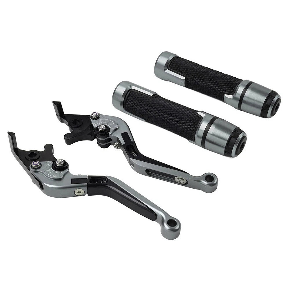 Folding Extendable Brake Clutch Lever Grip Set for Honda EX13-20