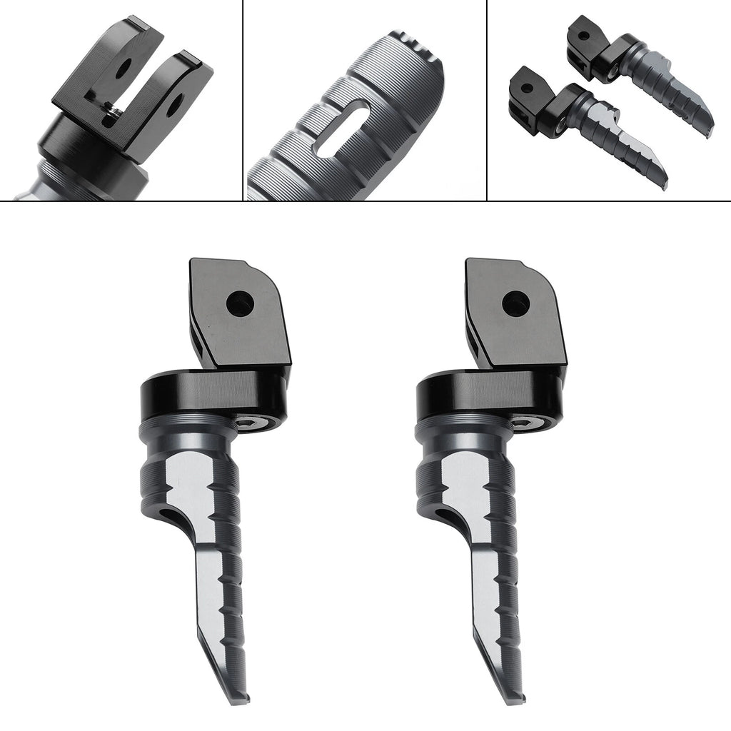 Front Footrests Foot Pegs for Ducati Multistrada 1200/1200S/1200 Enduro (2010–2019)
