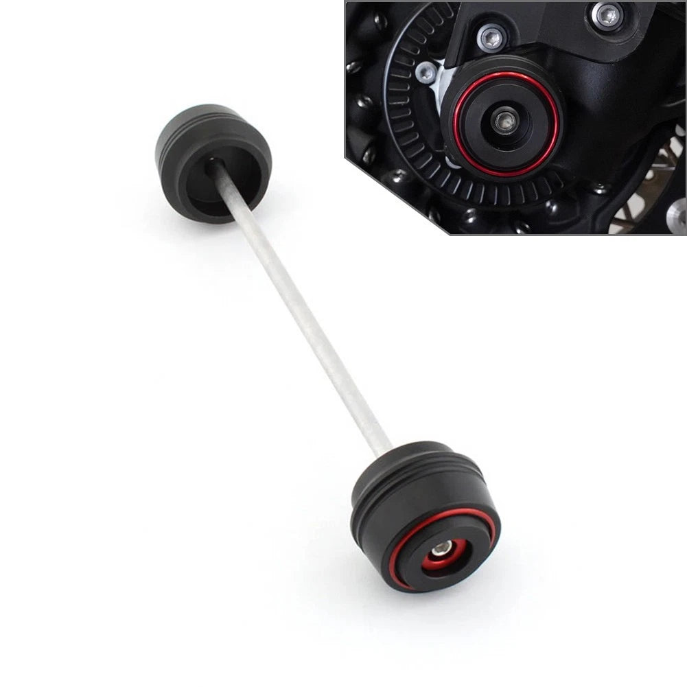 Front Wheel Axle Fork Slider Crash Protector for Zontes Shengshi 368 (D E M)