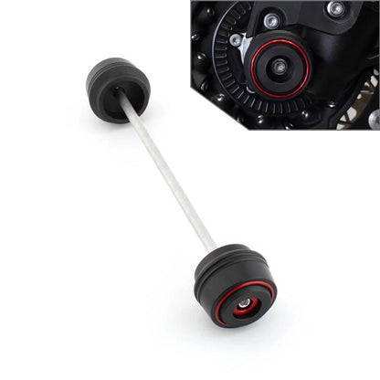Front Wheel Axle Fork Slider Crash Protector for Zontes Shengshi 368 (D E M)