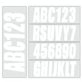 Sticker Decals A-Z Letters & 0-9 Numbers for Marine Boat (3")