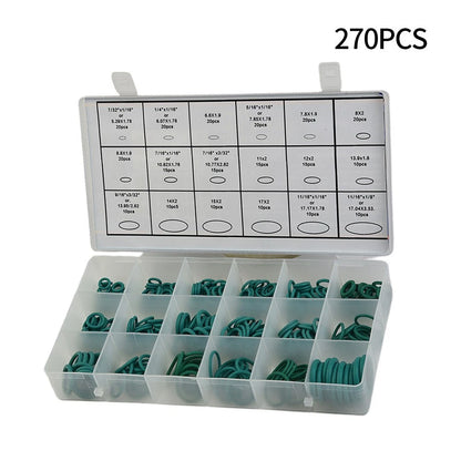 270pcs A/C HNBR O Rings Kit for Automotive Repair (Universal)