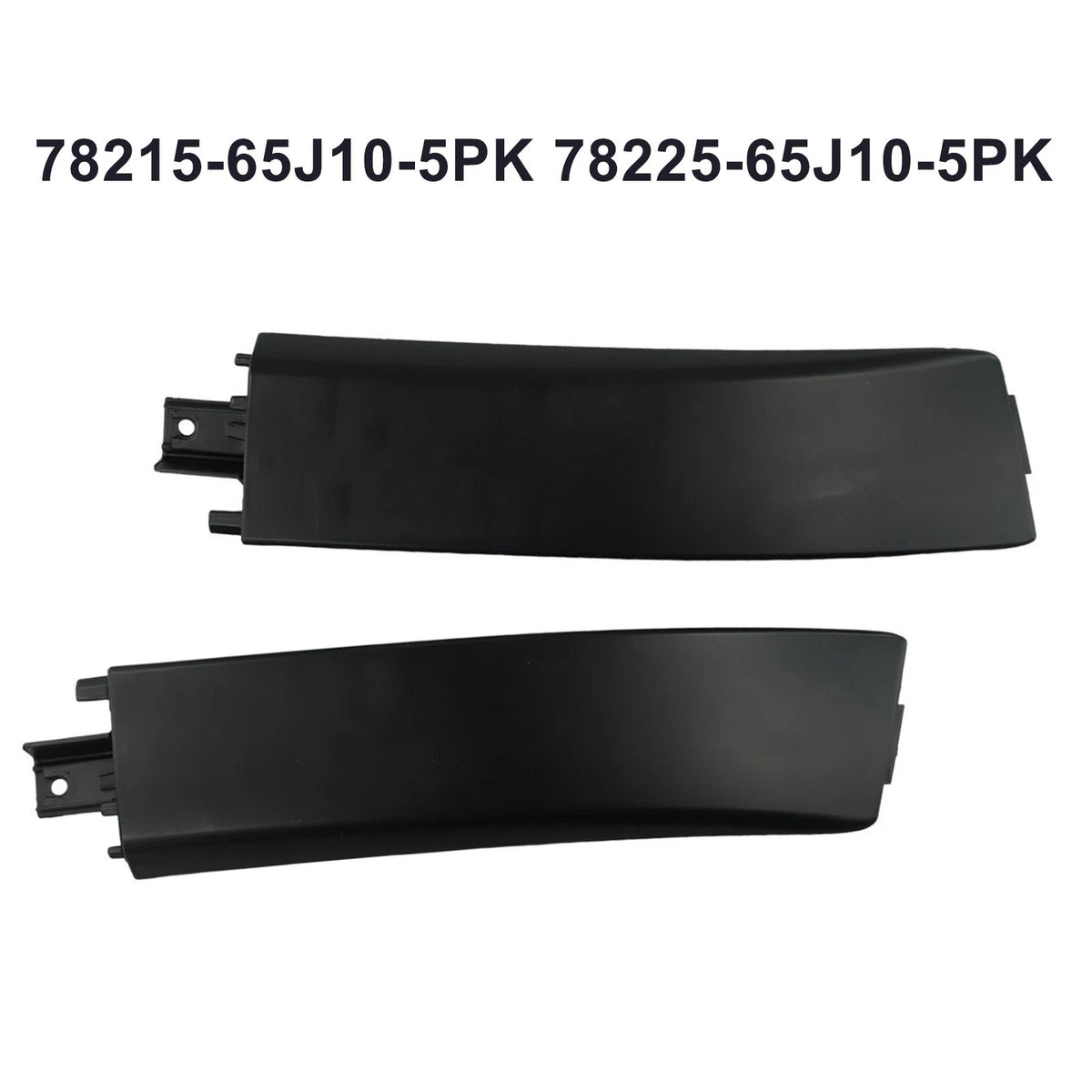 For Suzuki For Grand Vitara 06-15,1 Pair Roof Rack Rail Front End Cap L&R Side