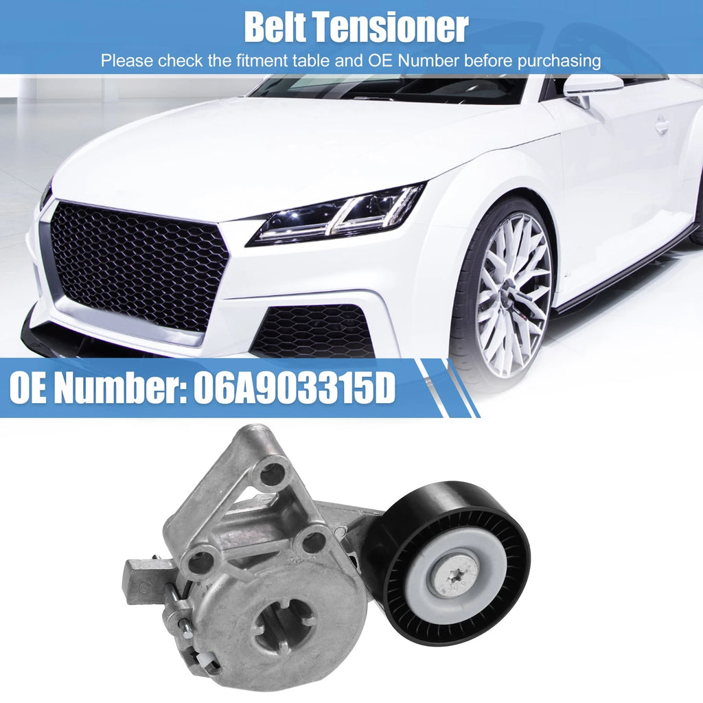 Serpentine Belt Tensioner Replacement for Audi TT 1.8L (2000–2006)