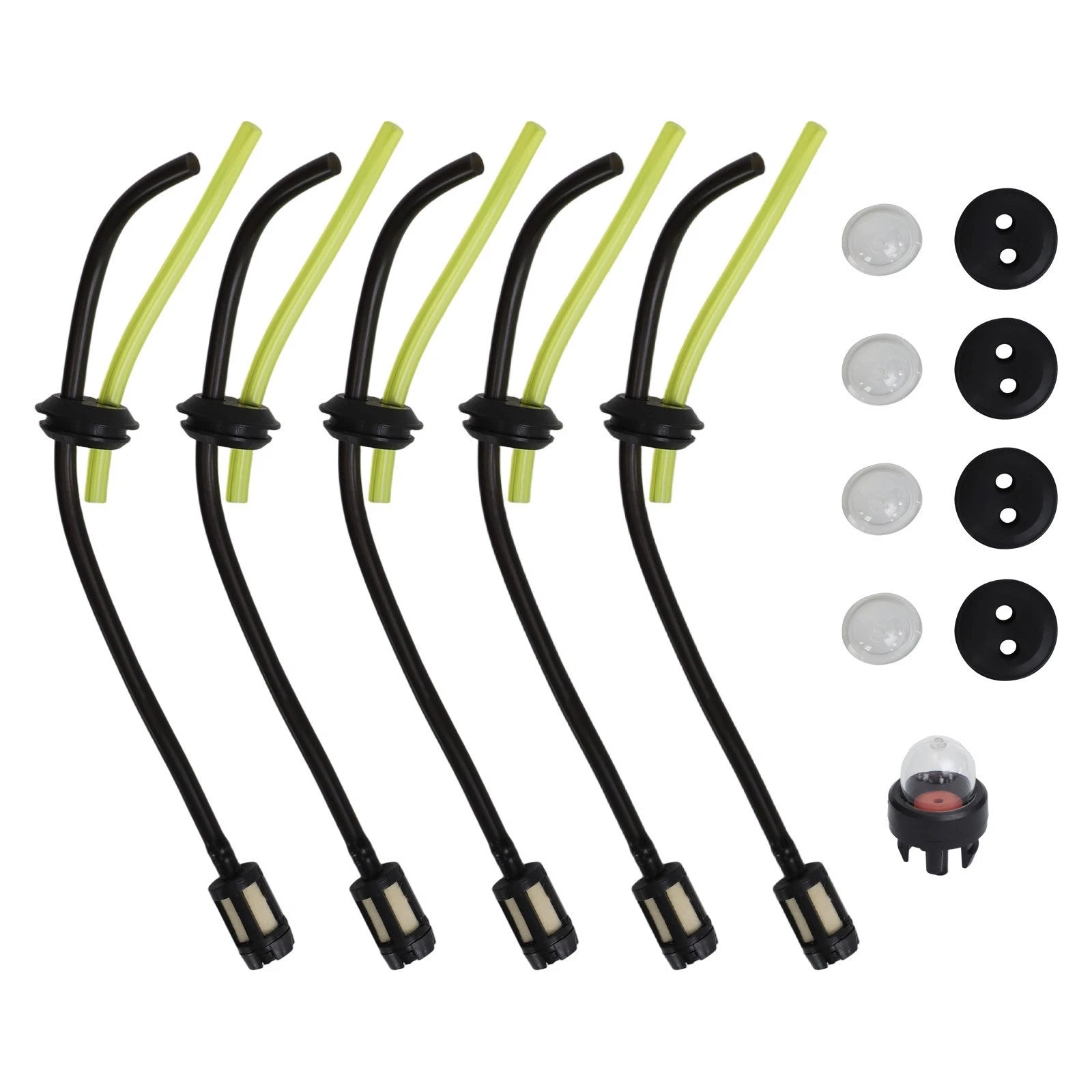 Complete Petrol Filter Kit for Lawn Mowers, Brush Cutters, Chainsaws