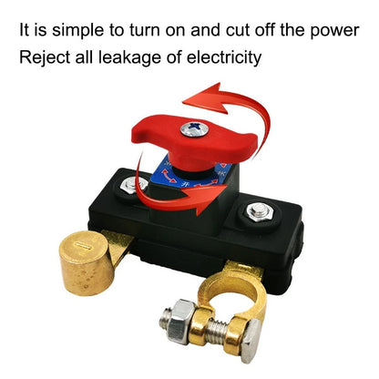 Car Battery Isolator Cut Off Switch for Power Saving and Theft Prevention