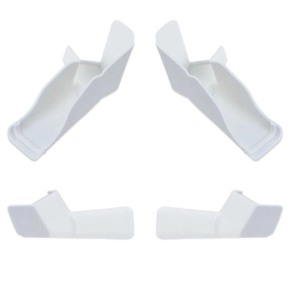 Set of 4 Gutter Spout Extensions for RV (White)