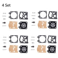 Set of 4 Carburetor Repair Kits for Stihl 021 023 MS210 MS230 Walbro K11-WAT