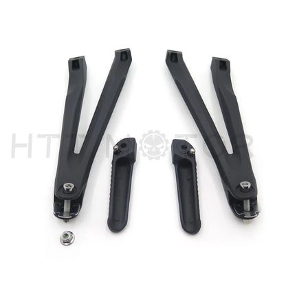 Black Rear Passenger Foot Peg Footrest & Bracket for Yamaha YZF R1 (2004–2008)