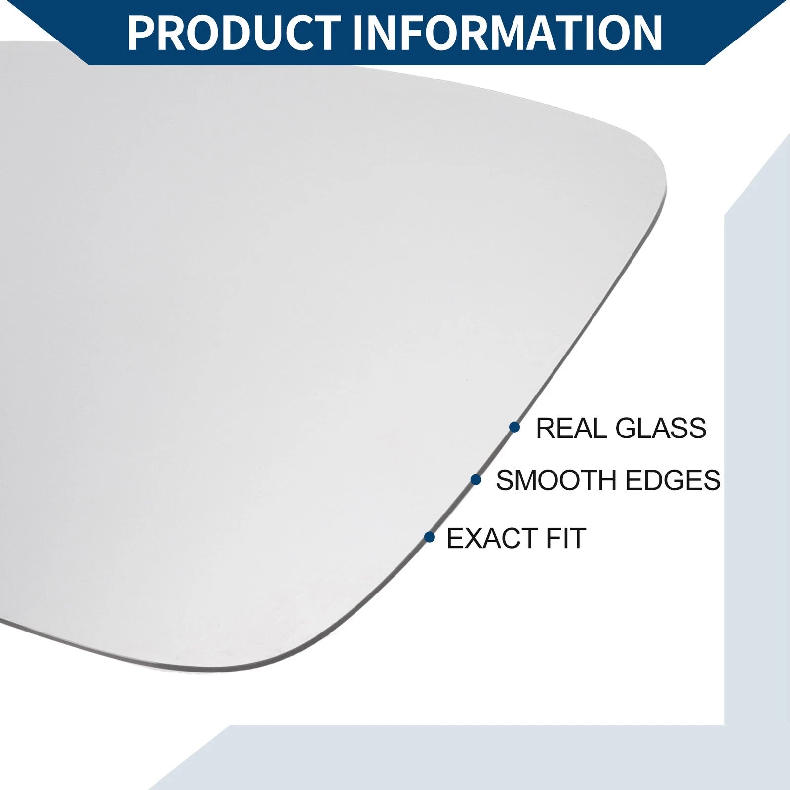 Heated Left Side Mirror Glass for VW Beetle (2011–2020)