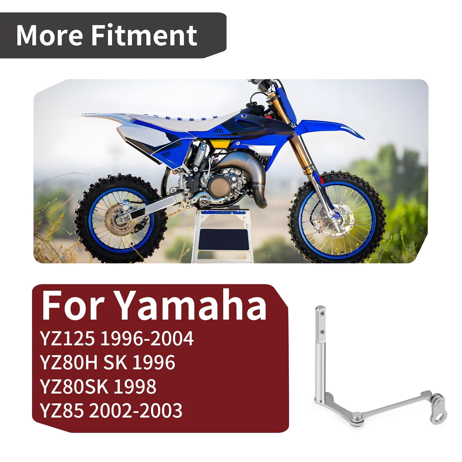 Exhaust Power Valve Push Rod Assembly for Yamaha YZ125 (1996–2004) 4SS-11990-00-00