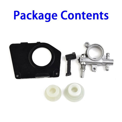 Oil Pump Cover Gear Worm & Injector Nozzle for 25CC 2500 Chainsaw