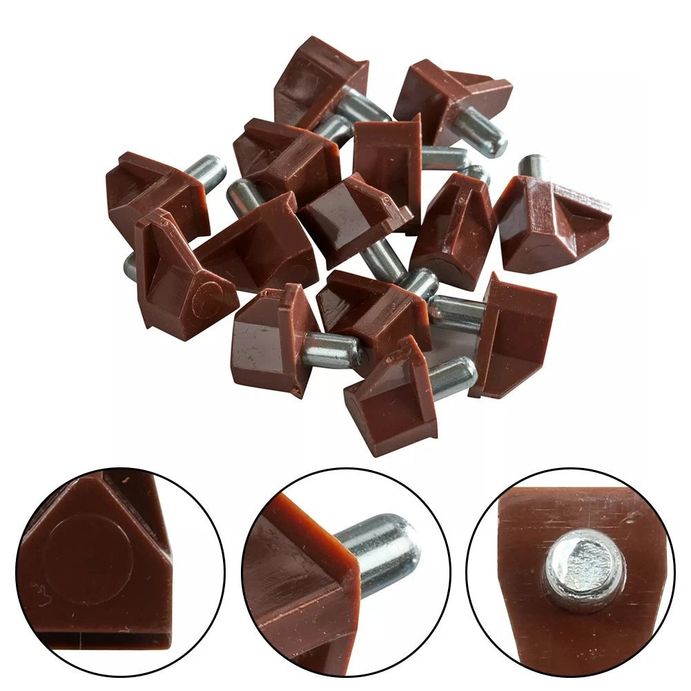 5MM Bookshelf Support Pegs for Furniture Assembly (Compact Design)