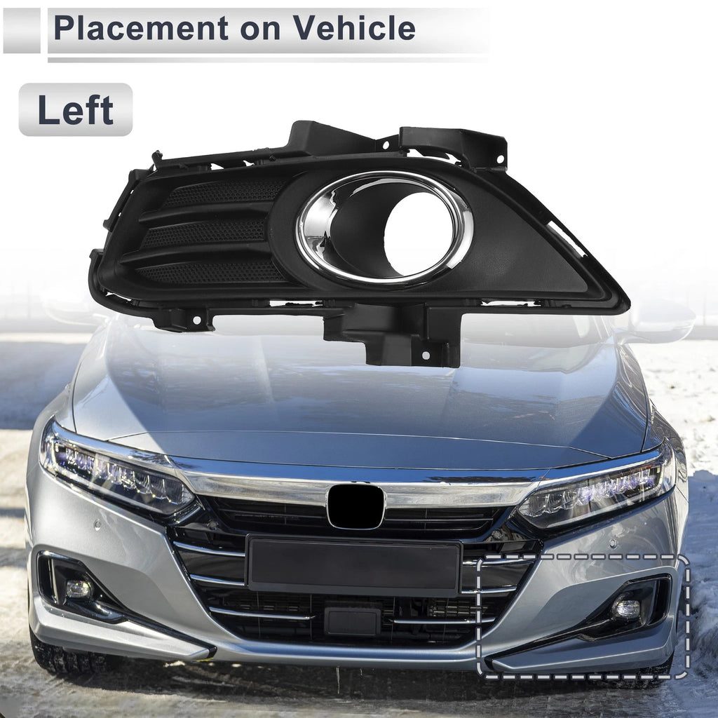 Fog Light Grill Front Left Replacement for Ford Fusion (2013–2016)