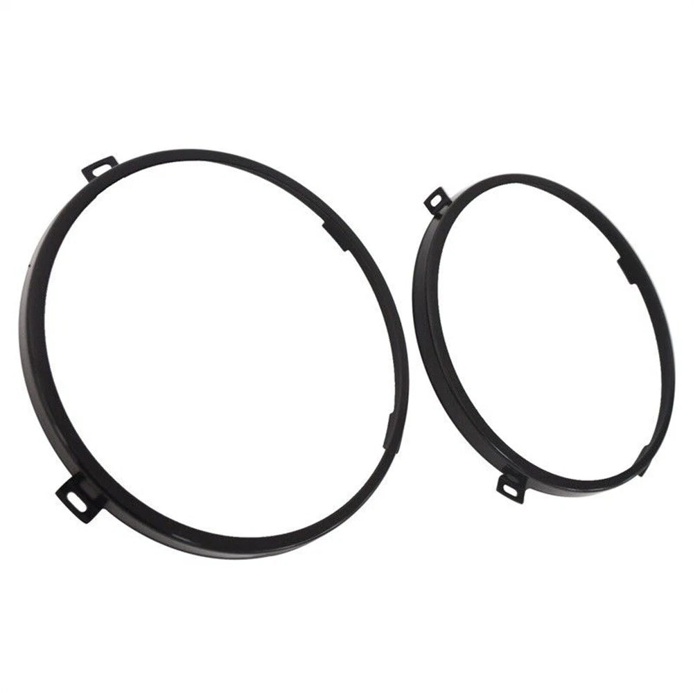 2X Headlight Mount Bracket Ring for Jeep Wrangler JK (2007–2018)
