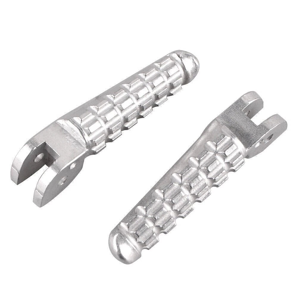 Front Footpegs Footrests Kit for Ducati Monster 696 796 (2009–2013) Silver