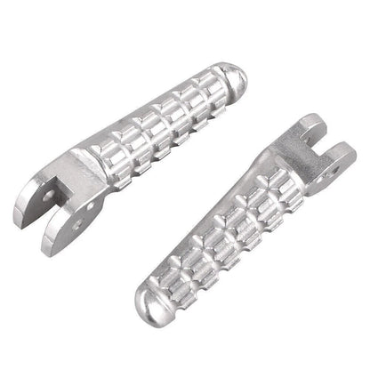 Front Footpegs Footrests Kit for Ducati Monster 696 796 (2009–2013) Silver