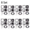 Set of 8 Carburetor Kits for Stihl 020 024 028 (RK-13HU RK-14HU)
