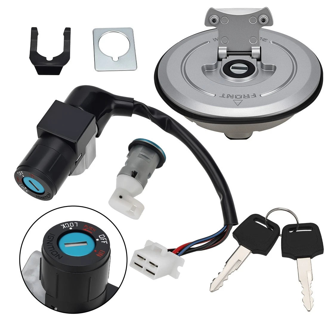 Lock Set Key Switch for Honda Grom 125 (2014–2015) 35010-K26-910, 35010-K26-911