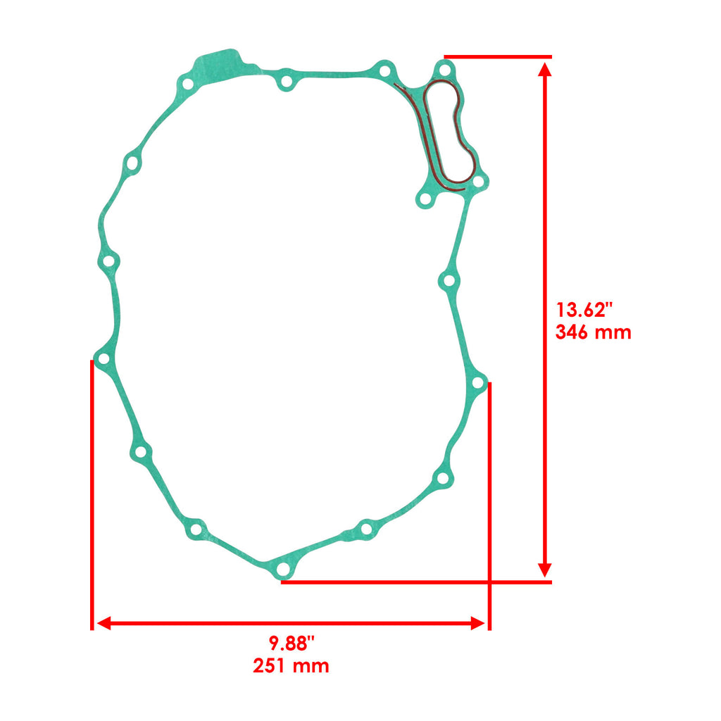 Clutch Cover Gasket OEM Replacement for Honda VTR1000F Super Hawk 1998–2005