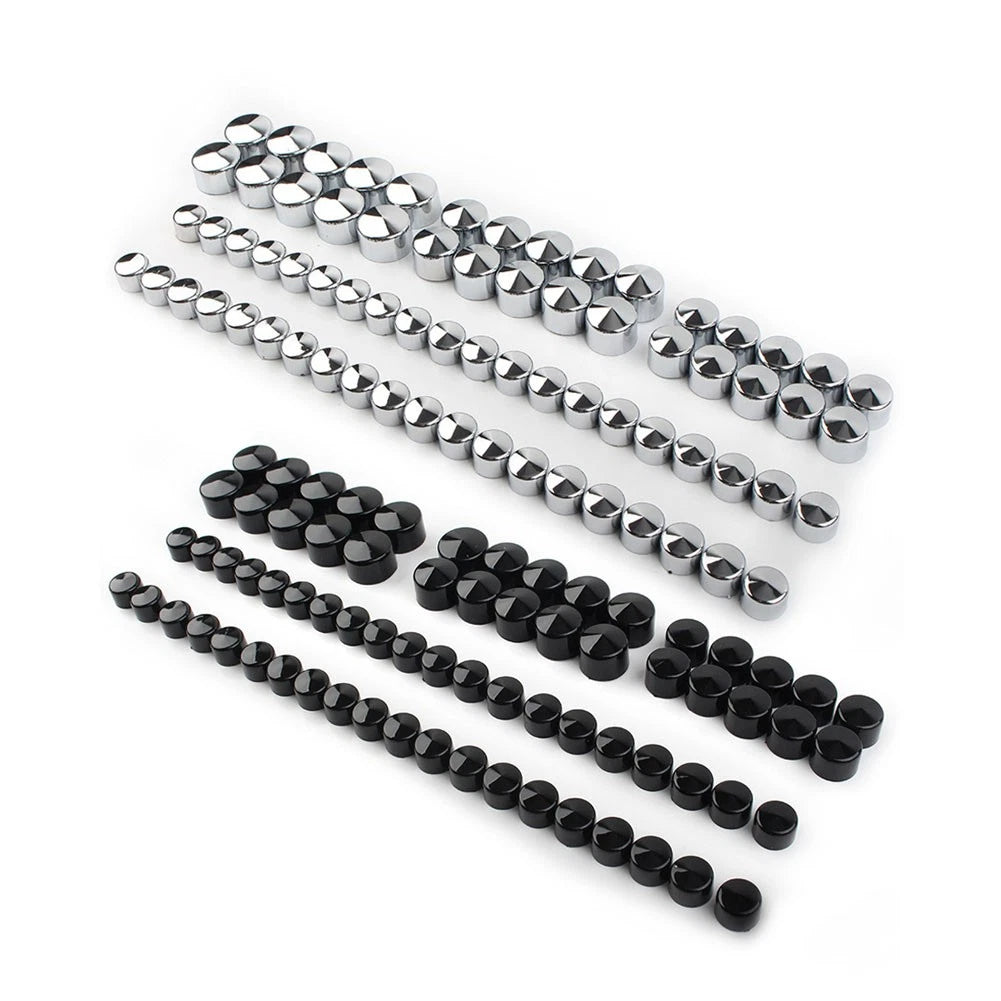 70x Engine Bolt Covers Cap Kit for Harley Softail, Street Glide, Road King (–)