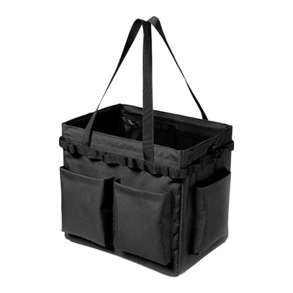 Carry Handle Camping Storage Box with Table and Light Stand (35x32x25cm)