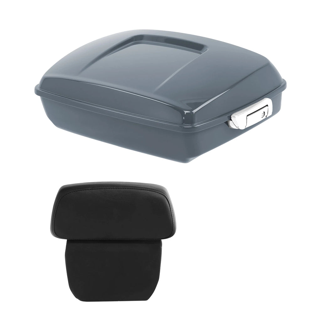 Chopped Trunk Backrest for Harley Touring (2014–2024) Gunship Gray