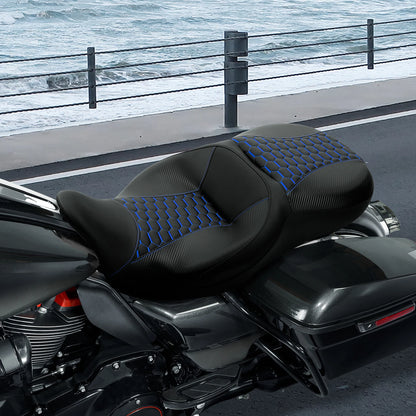 Driver Passenger Seat for Harley Touring Electra Street Road Glide (2009–Up)
