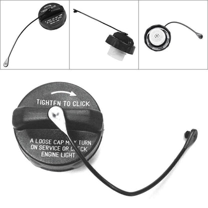 Non-Locking Filler Gas Cap W/Tether for Jeep Dodge Chrysler (1999–2019)