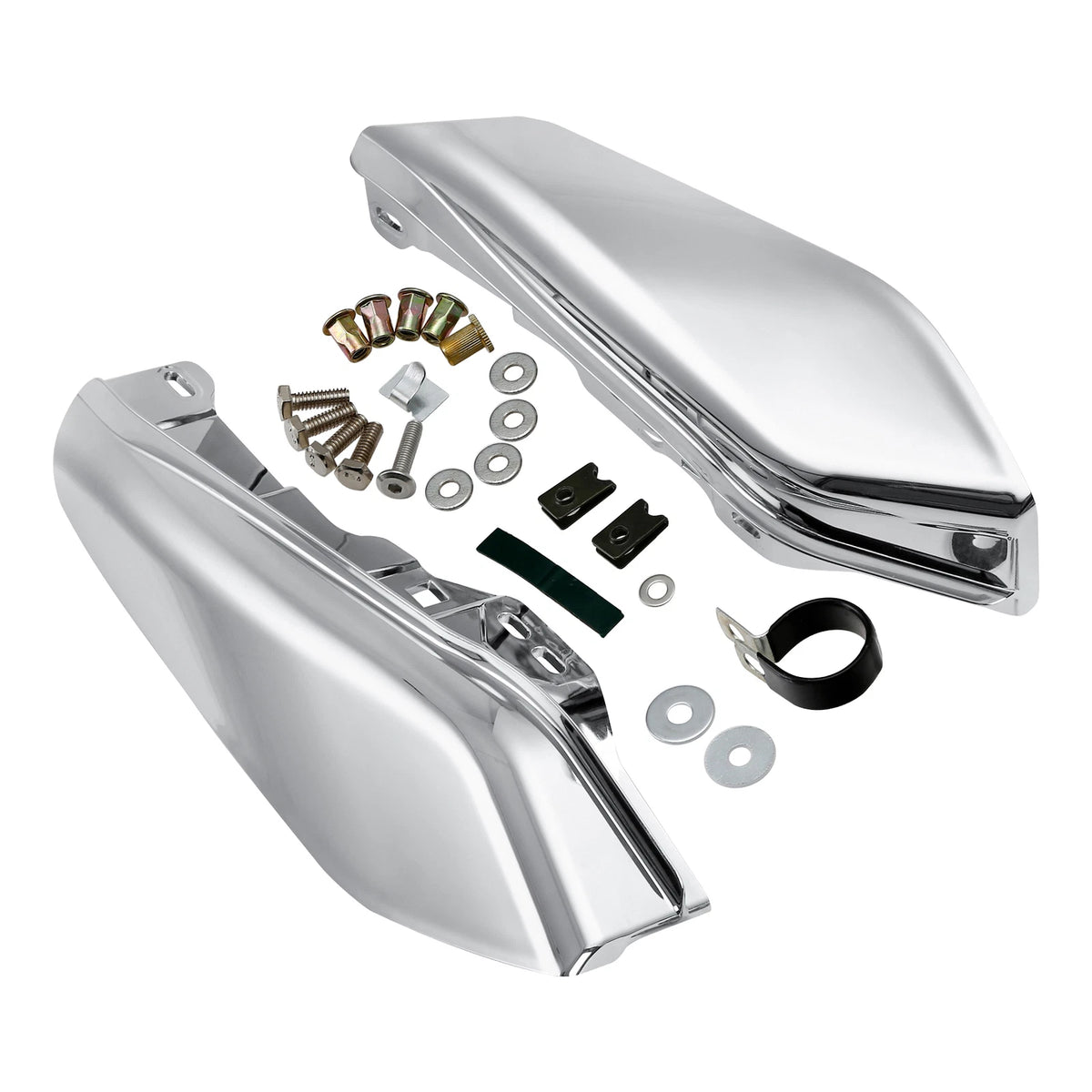 Mid-Frame Air Deflectors for Harley CVO Street Road Glide (2023–2025) Chrome