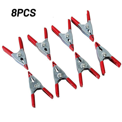 8 PCS 50mm Metal Spring Clamp Set Clips for Crafts