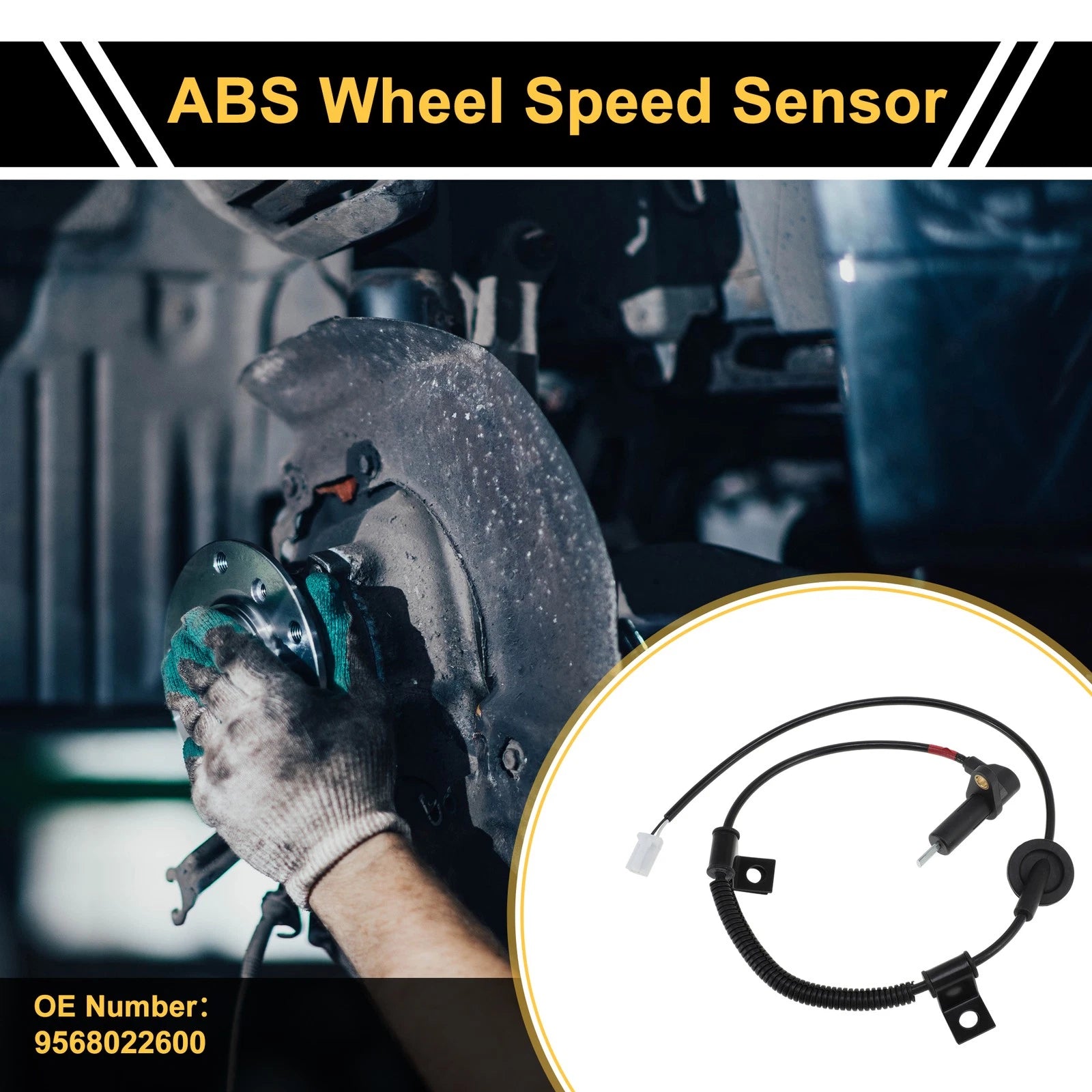 ABS Wheel Speed Sensor No. 9568022600 for Kia Pride (2003–2007)