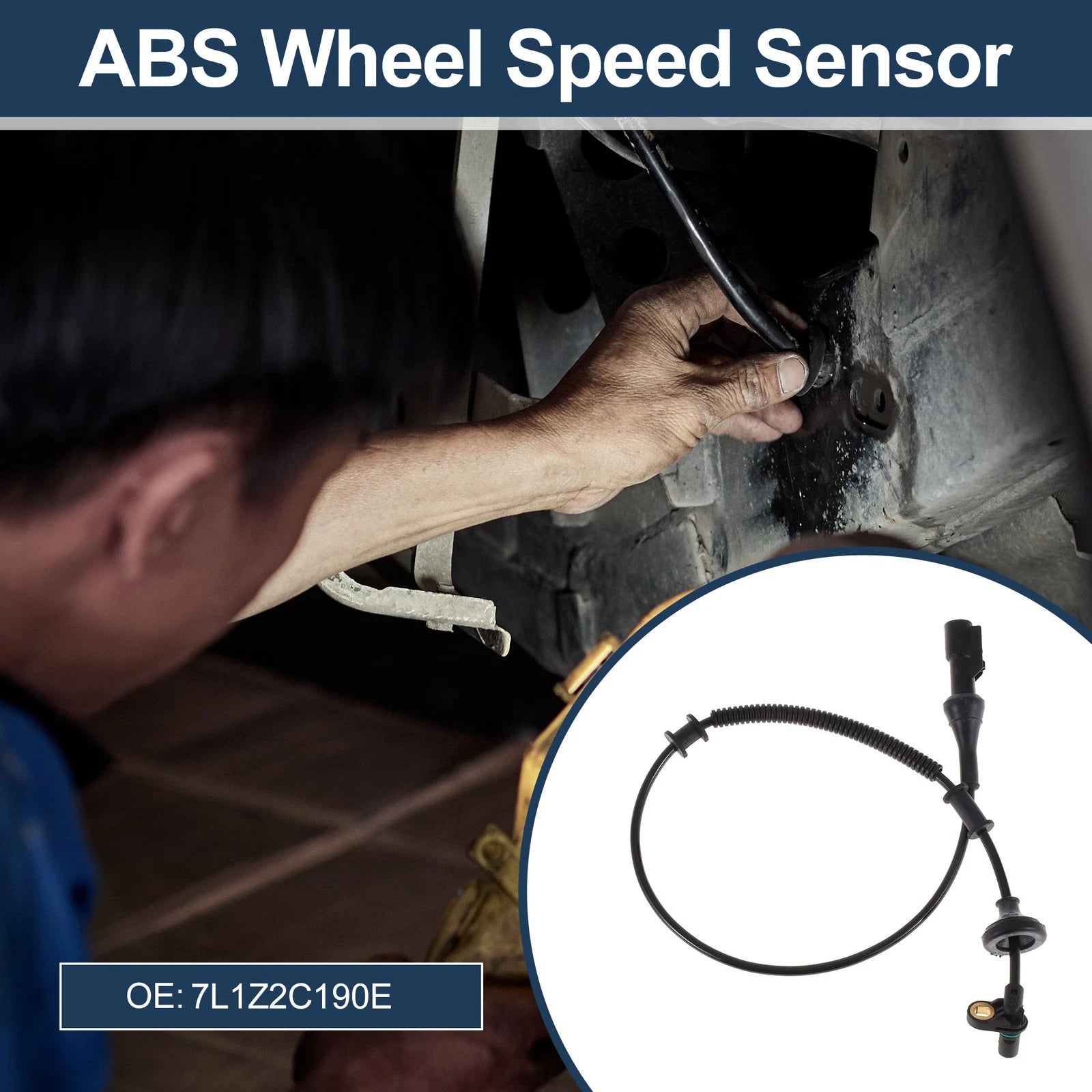 ABS Wheel Speed Sensor Replacement Front Left for Ford Expedition (2007–2010)