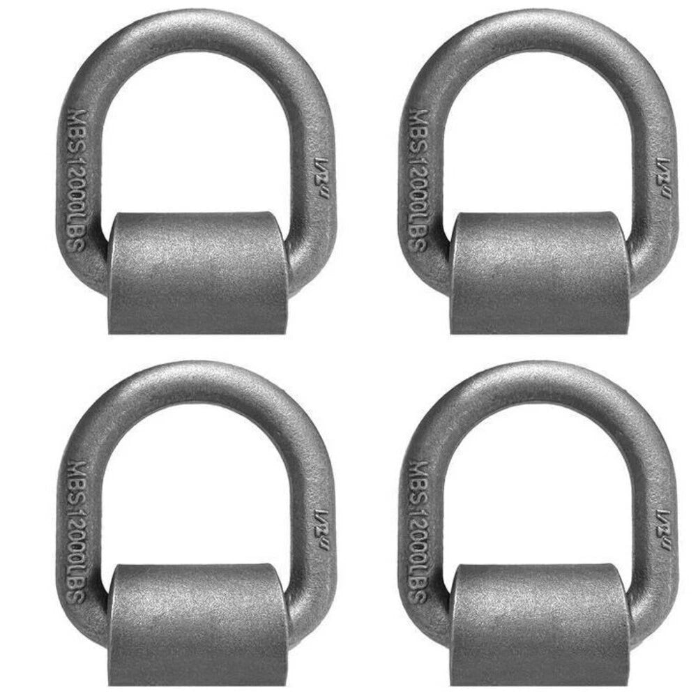 D Ring Towing Loop 1/2 Inch 4 Pack for Trucks