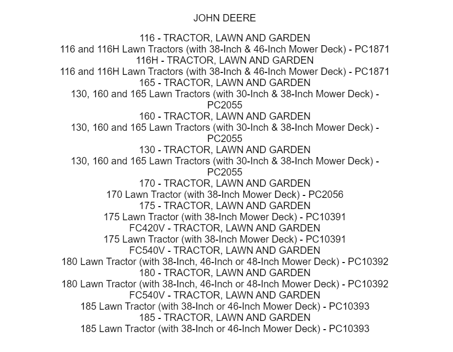 Drag Link Replacement for John Deere 116 116H 130 160 170 180 185 (AM39888)