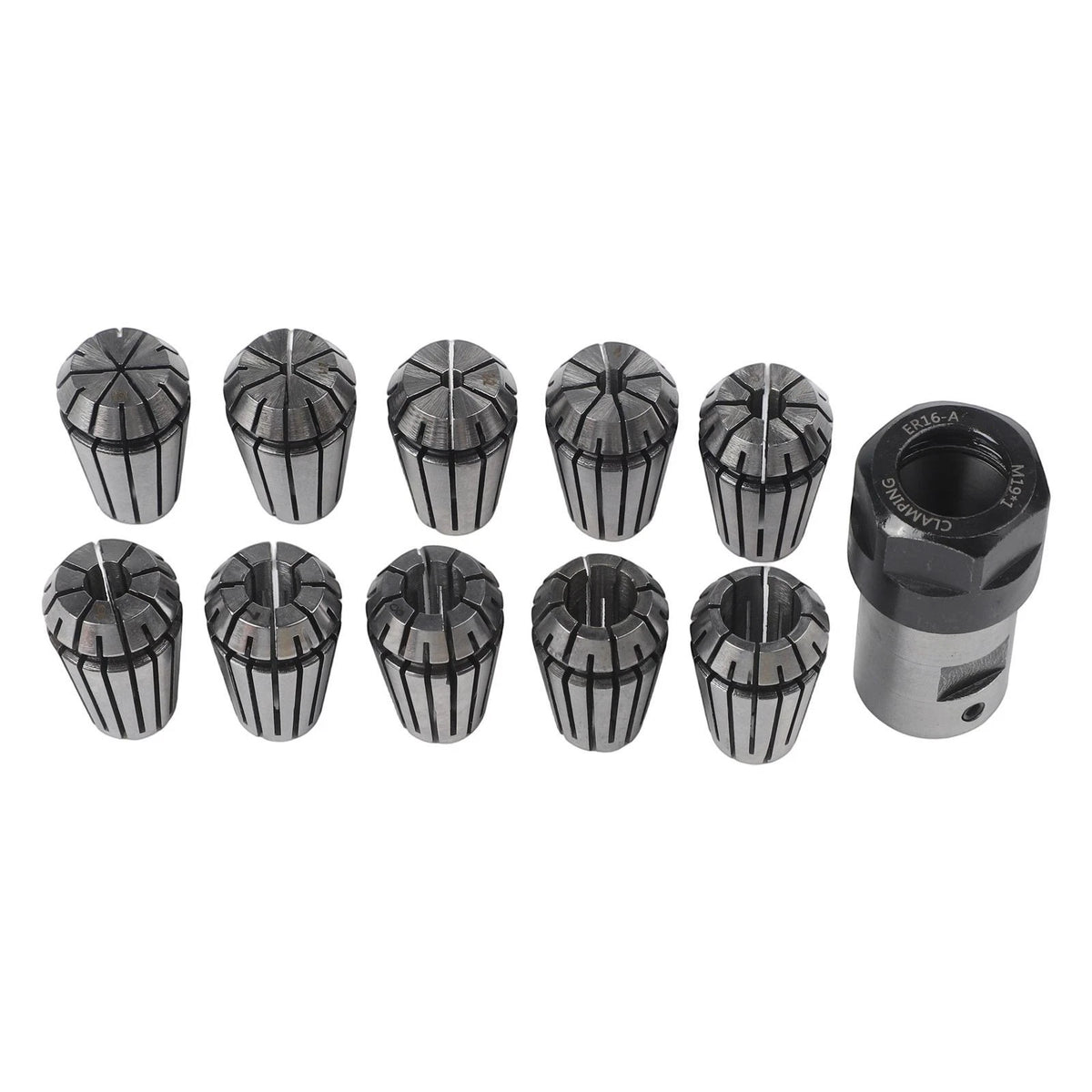 ER16 Spring Collet Kit + 8mm Motor Shaft Extension for High Speed Machines