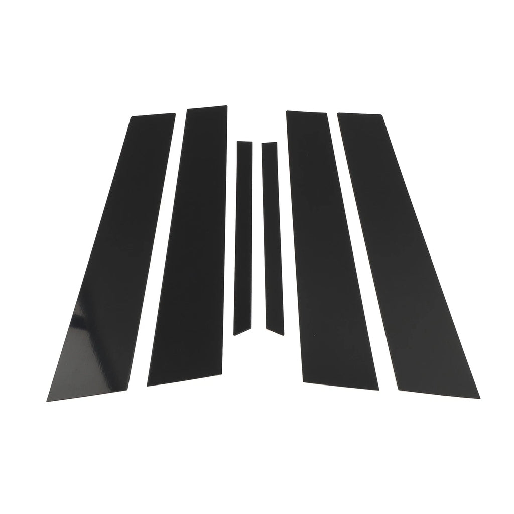 6 Pcs Door Pillar Window Trim Replacement for Mercedes E-Class (2010–2015)