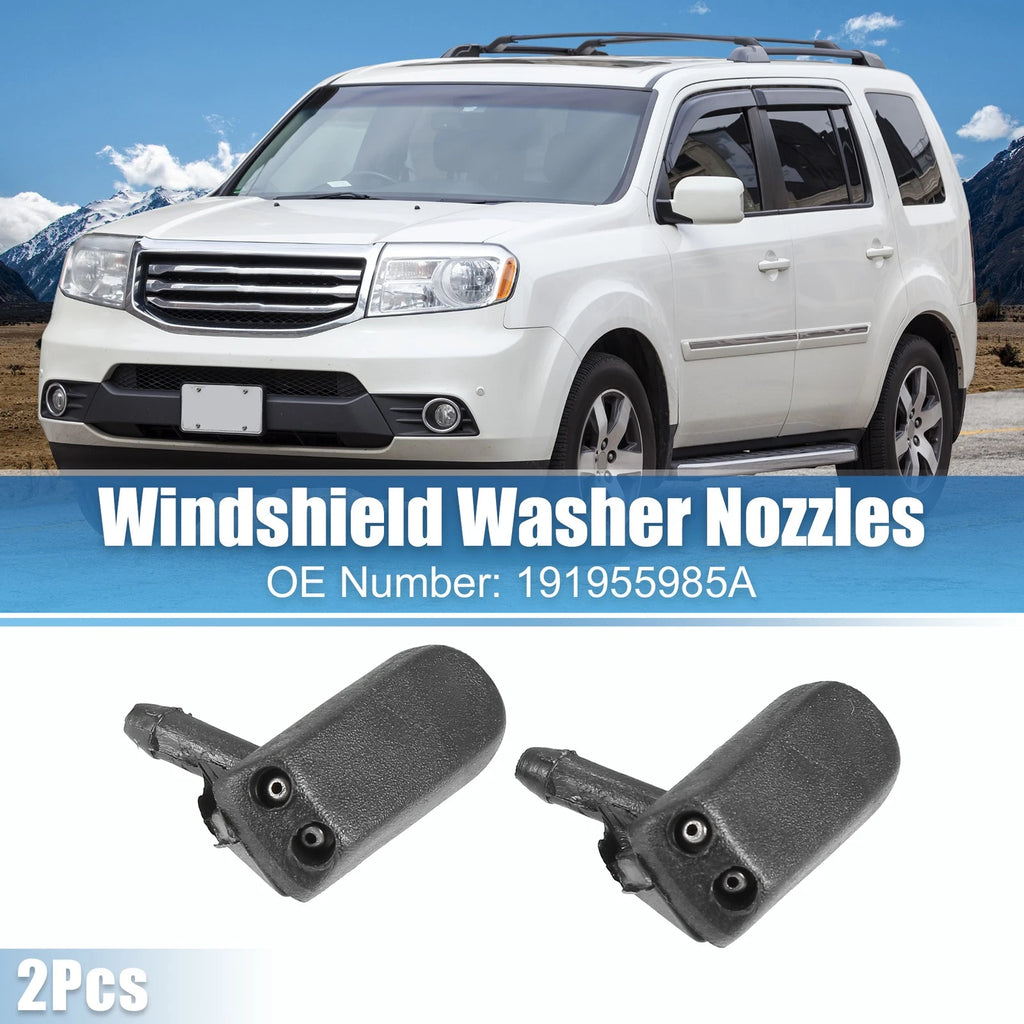 Windshield Washer Nozzle Spray Jet 2PCS for Volkswagen Golf (1999–2006)